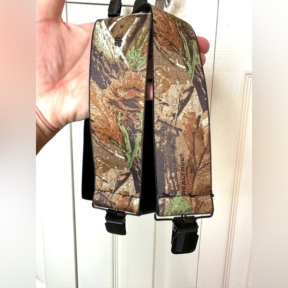 REALTREE Camouflage Suspenders Green Brown Camo Stretchy Adjustable Hunting Mens - Picture 5 of 10